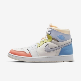 (Men's) Air Jordan 1 High Zoom Air CMFT 'To My First Coach' (2021) DJ6910-100 Stylish Air Jordan 1 in classic design