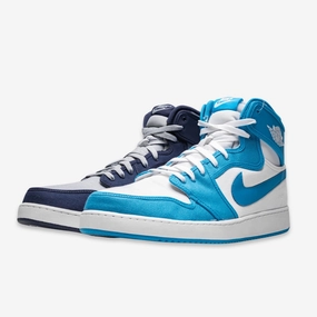 (Men's) Air Jordan 1 KO High OG Rival Pack 'UNC / Georgetown Hoyas' (2014) 655328-900 Other Air Jordan shoes