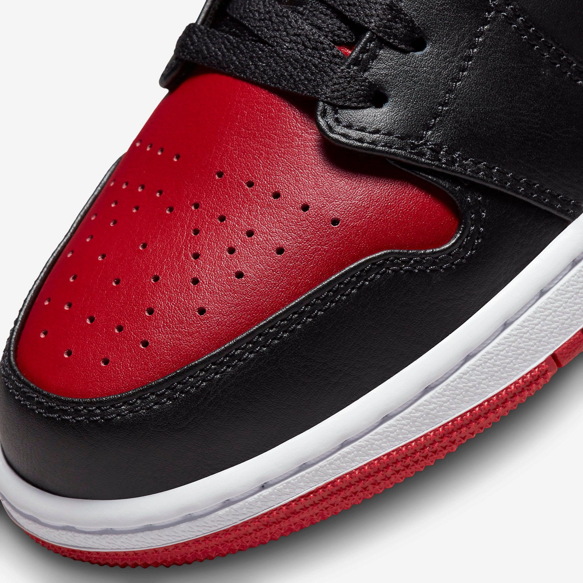 (Men's) Air Jordan 1 Low 'Alternate Bred Toe' (2023) 553558-066 Air Jordan 1 Timeless Heritage Shoes