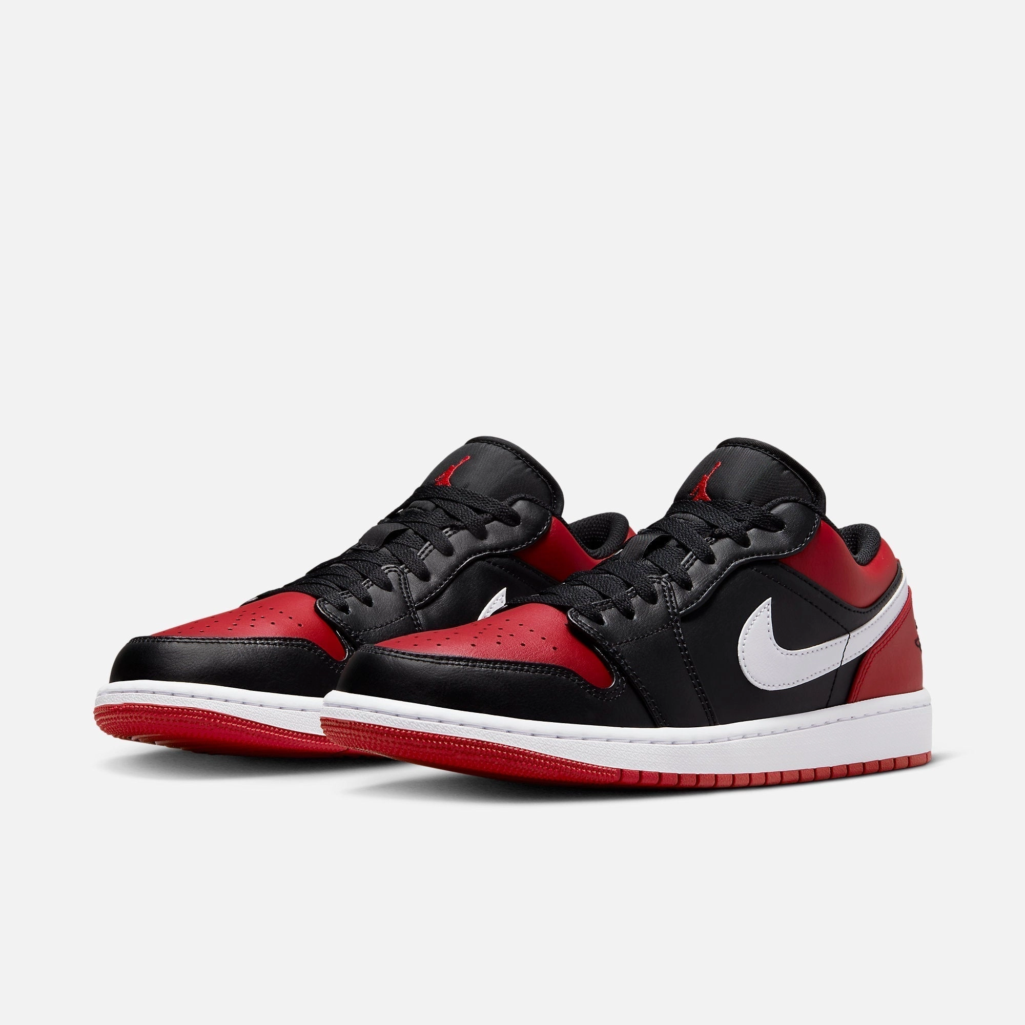 (Men's) Air Jordan 1 Low 'Alternate Bred Toe' (2023) 553558-066 Air Jordan 1 Timeless Heritage Shoes