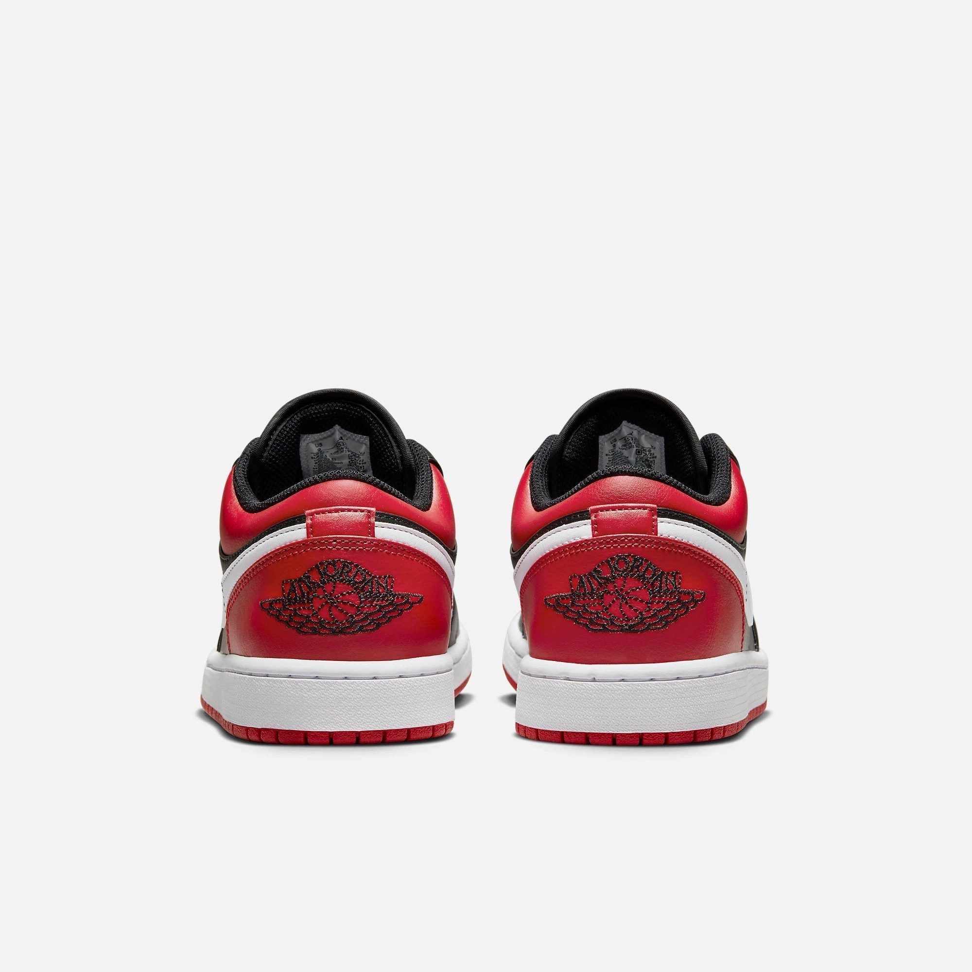 (Men's) Air Jordan 1 Low 'Alternate Bred Toe' (2023) 553558-066 Air Jordan 1 Timeless Heritage Shoes