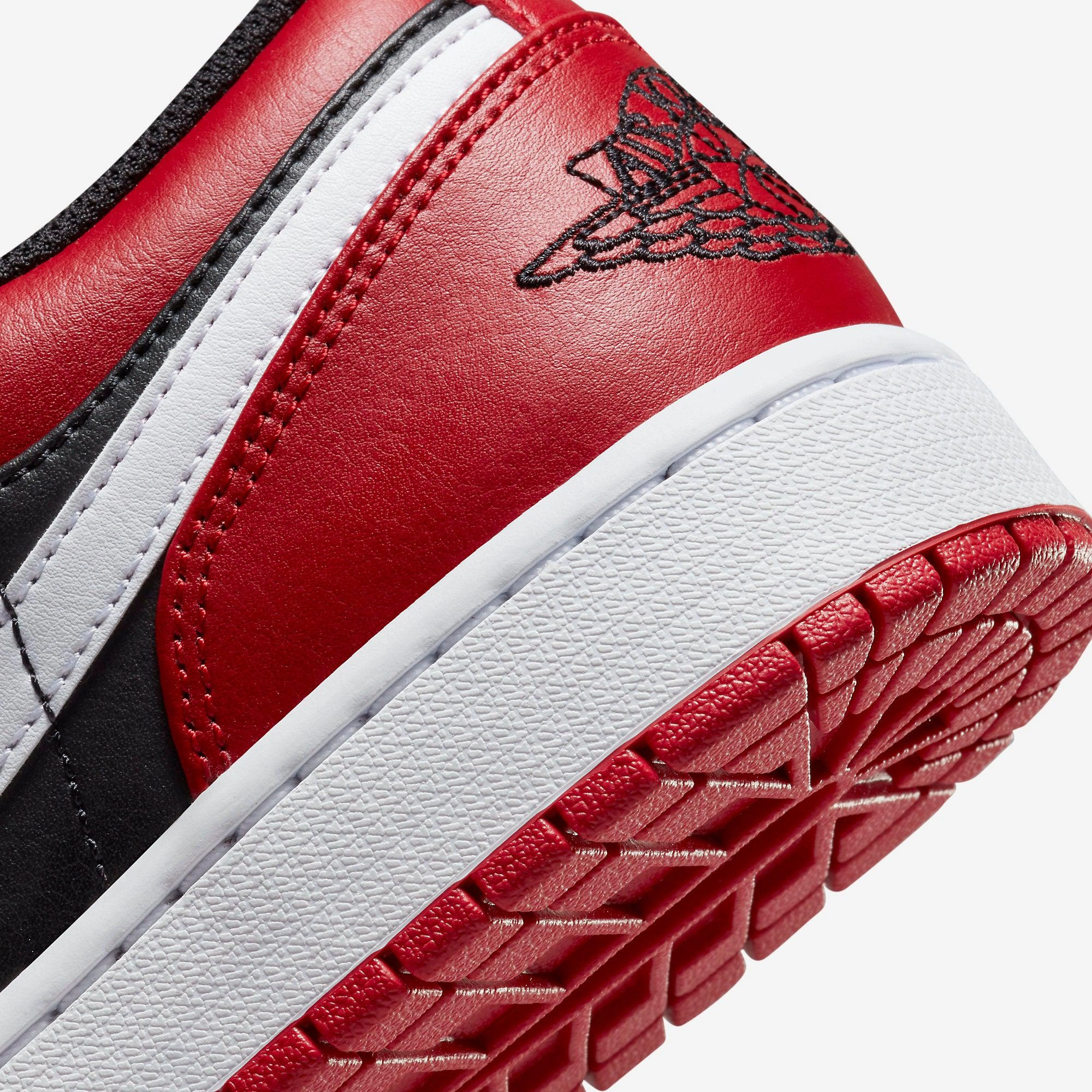 (Men's) Air Jordan 1 Low 'Alternate Bred Toe' (2023) 553558-066 Air Jordan 1 Timeless Heritage Shoes