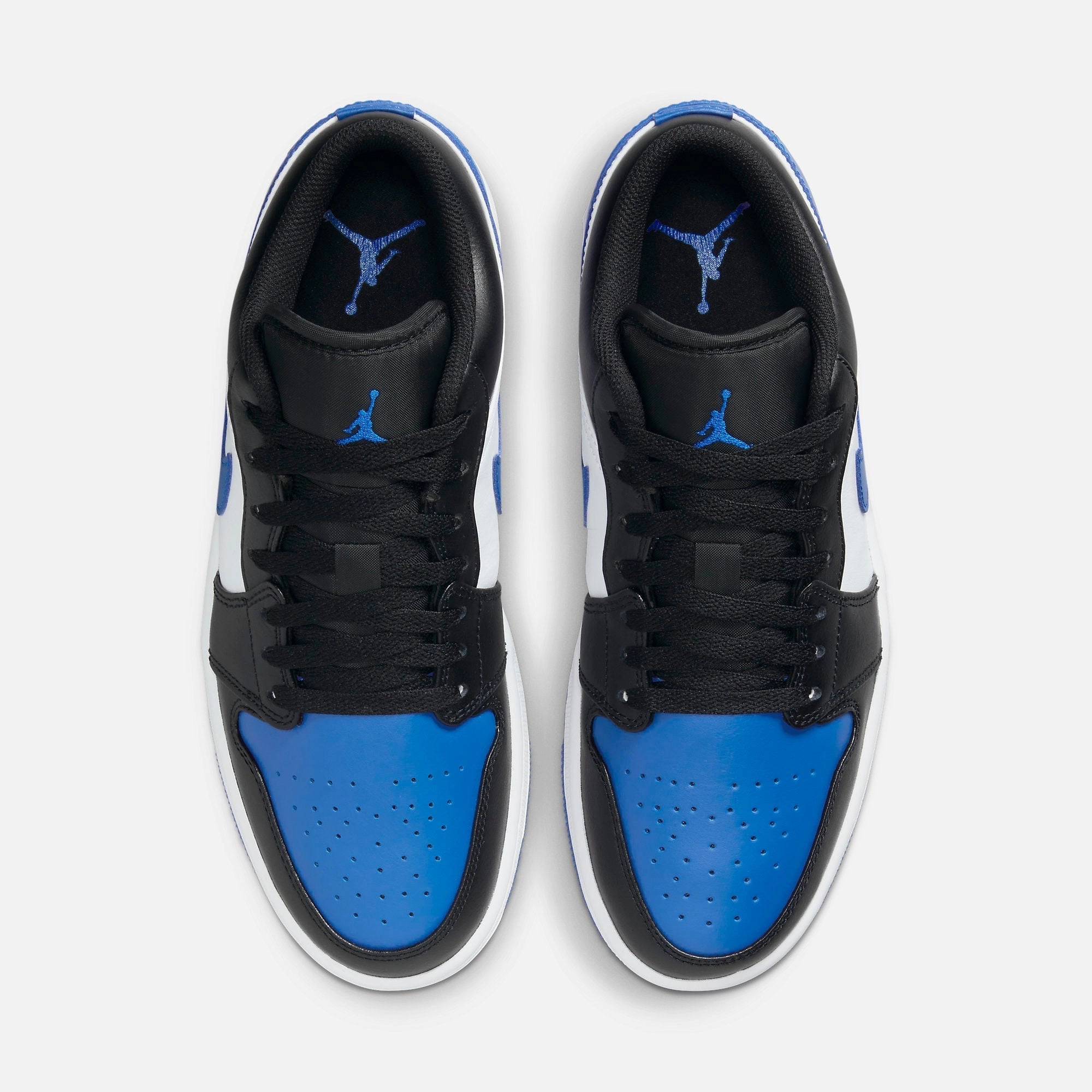 (Men's) Air Jordan 1 Low 'Alternate Royal Toe' (2023) 553558-140 Air Jordan 1 Timeless Heritage Shoes