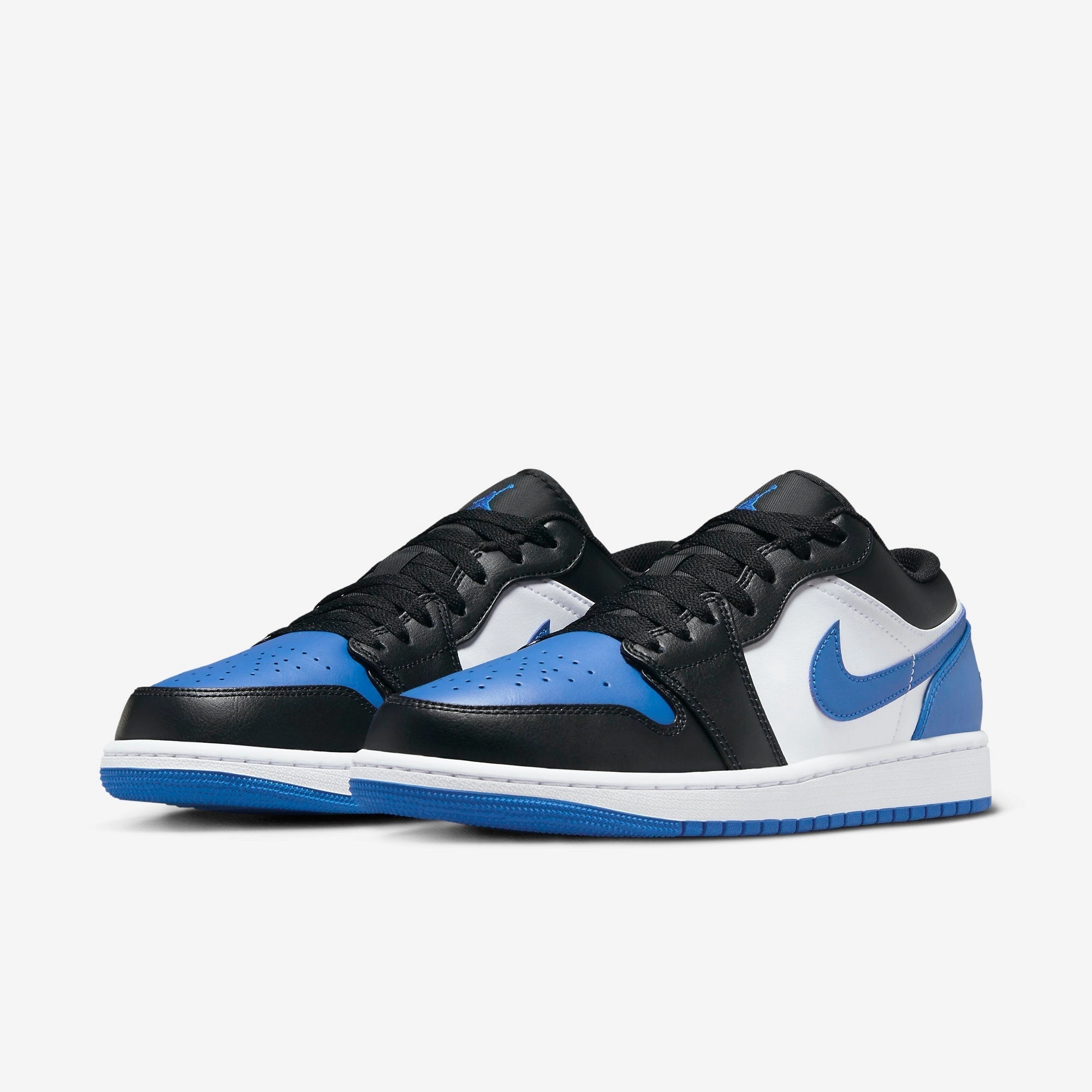 (Men's) Air Jordan 1 Low 'Alternate Royal Toe' (2023) 553558-140 Air Jordan 1 Timeless Heritage Shoes