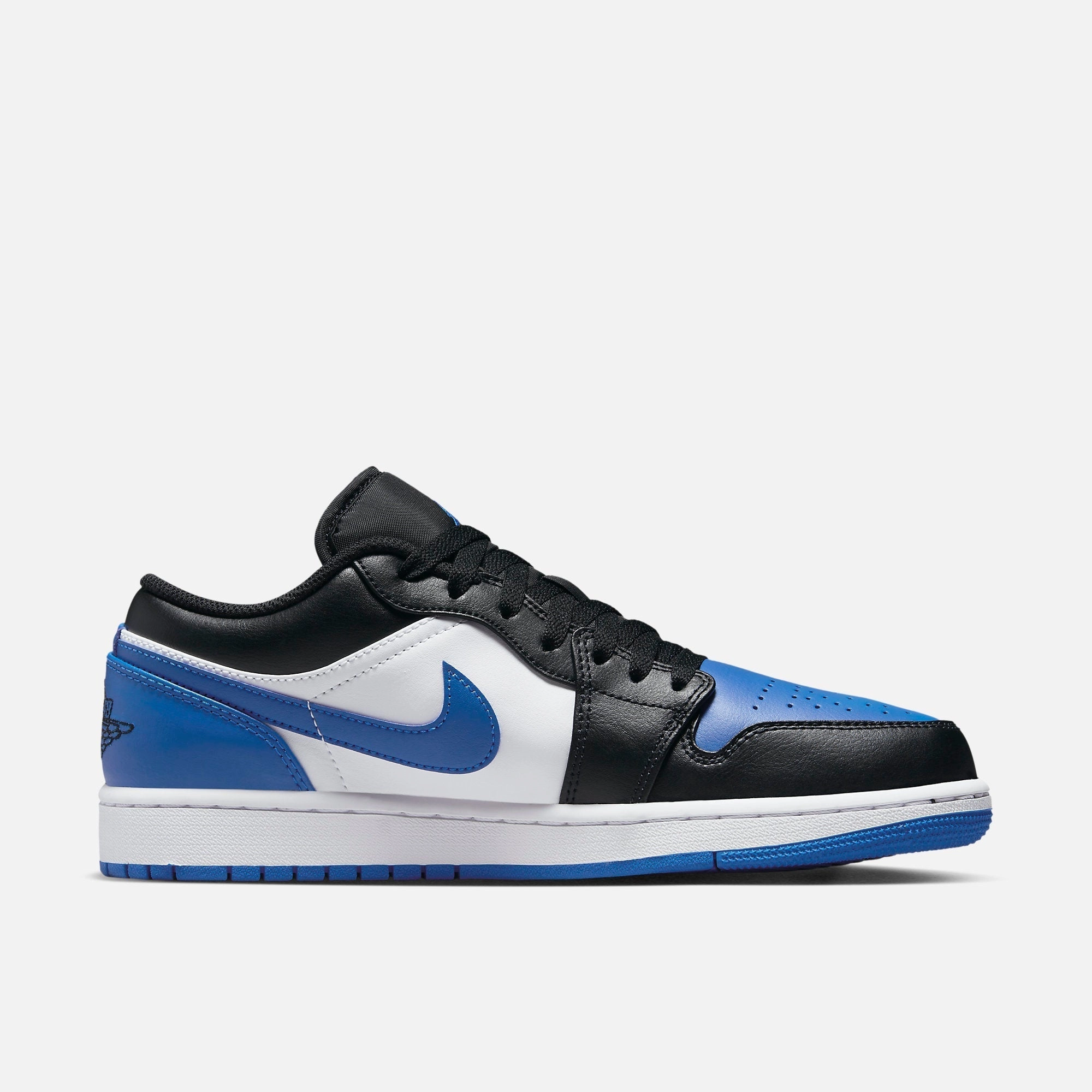(Men's) Air Jordan 1 Low 'Alternate Royal Toe' (2023) 553558-140 Air Jordan 1 Timeless Heritage Shoes