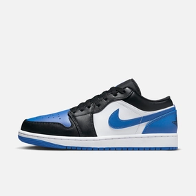(Men's) Air Jordan 1 Low 'Alternate Royal Toe' (2023) 553558-140 Iconic Air Jordan 1 shoes with bold accents