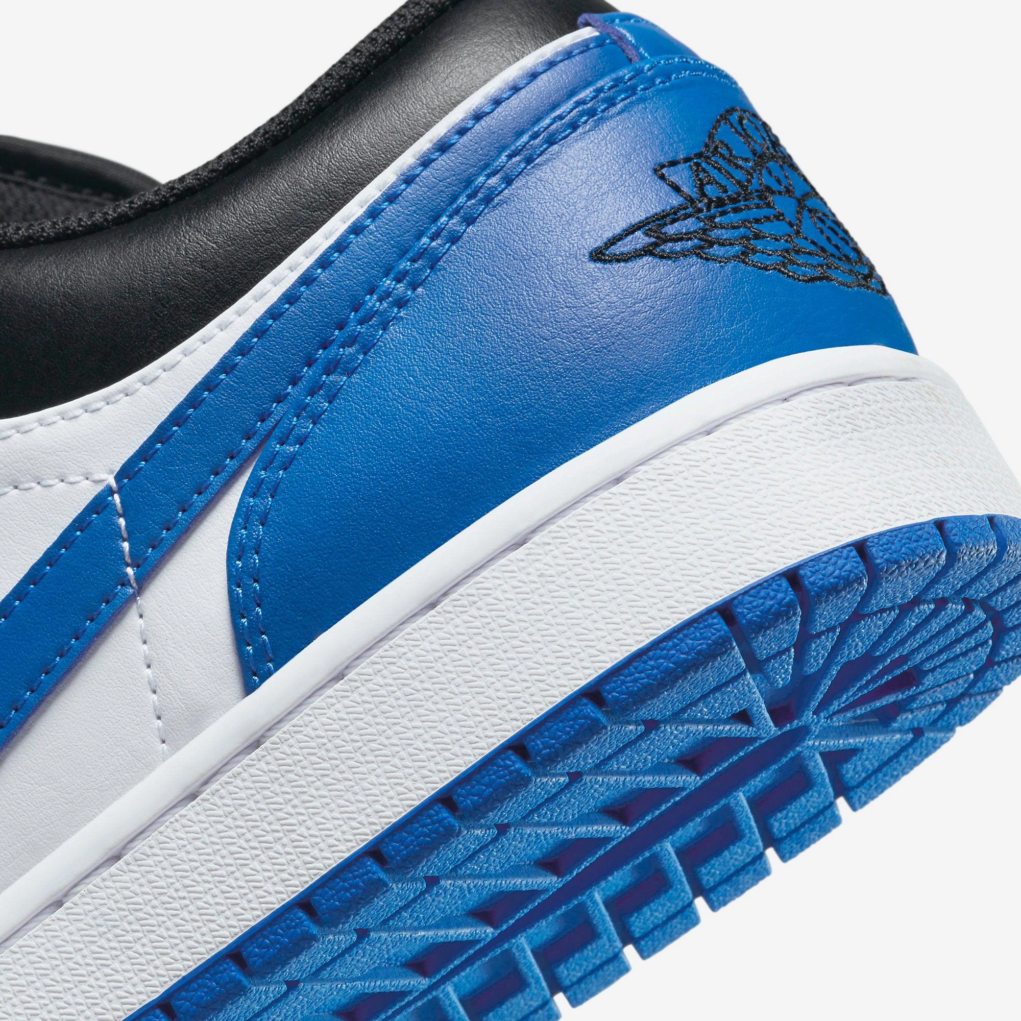 (Men's) Air Jordan 1 Low 'Alternate Royal Toe' (2023) 553558-140 Air Jordan 1 Timeless Heritage Shoes