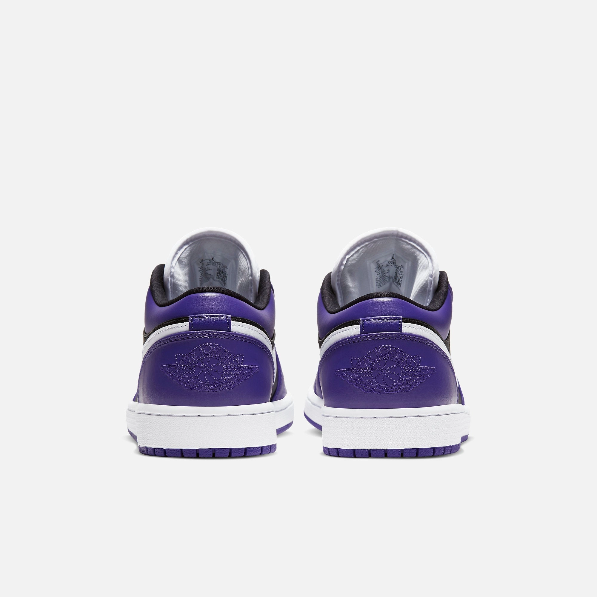 (Men's) Air Jordan 1 Low 'Court Purple 1.0' (2020) 553558-501 Air Jordan 1 Retro Court Sneakers