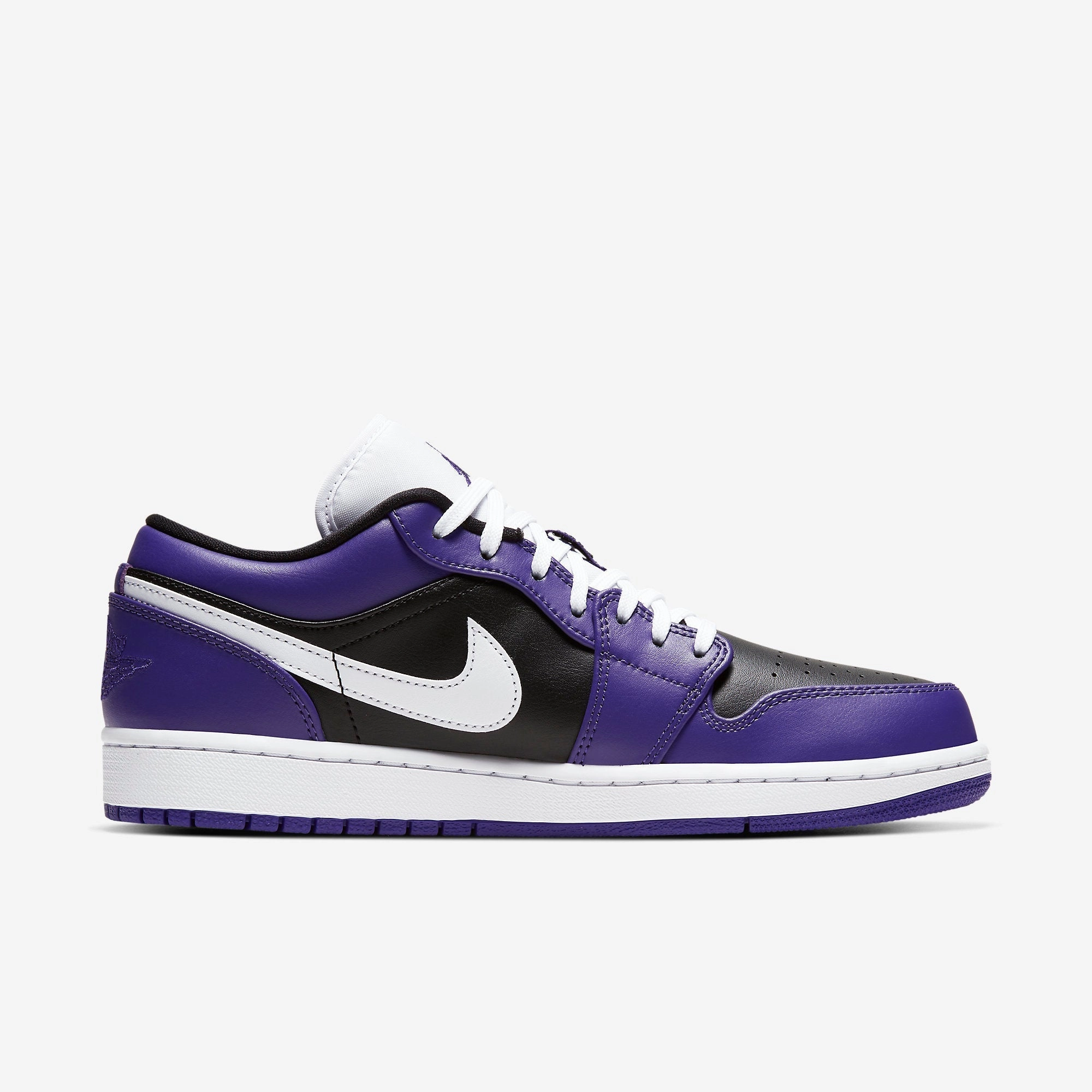 (Men's) Air Jordan 1 Low 'Court Purple 1.0' (2020) 553558-501 Air Jordan 1 Retro Court Sneakers