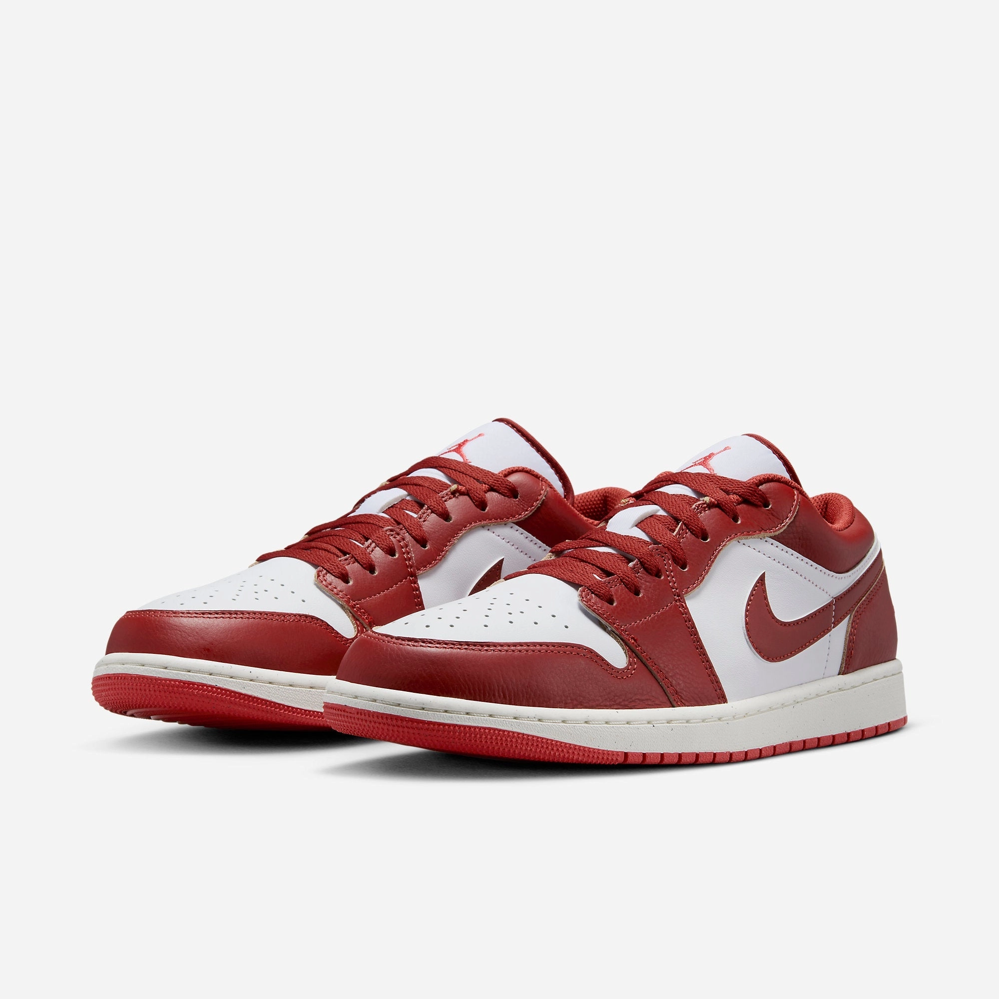 (Men's) Air Jordan 1 Low 'Dune Red' (2024) FJ3459-160 Air Jordan 1 Original Colorway Shoes