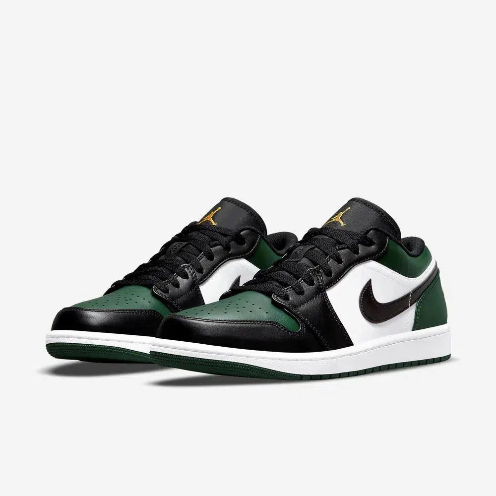 (Men's) Air Jordan 1 Low 'Green Toe' (2021) 553558-371 Air Jordan 1 Original Colorway Shoes