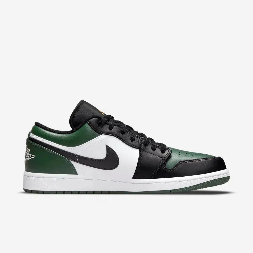 (Men's) Air Jordan 1 Low 'Green Toe' (2021) 553558-371 Air Jordan 1 Original Colorway Shoes
