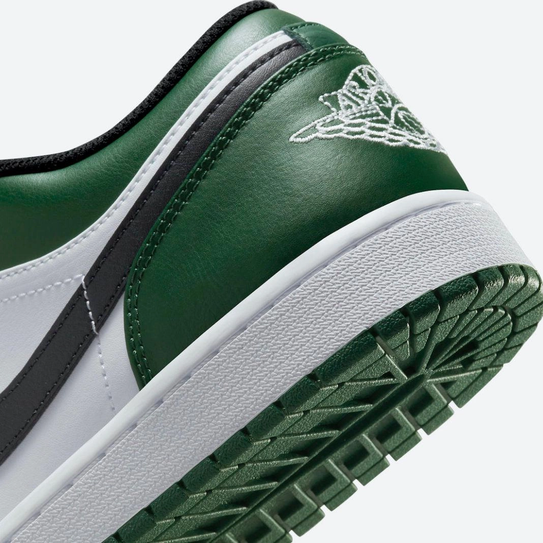 (Men's) Air Jordan 1 Low 'Green Toe' (2021) 553558-371 Air Jordan 1 Original Colorway Shoes