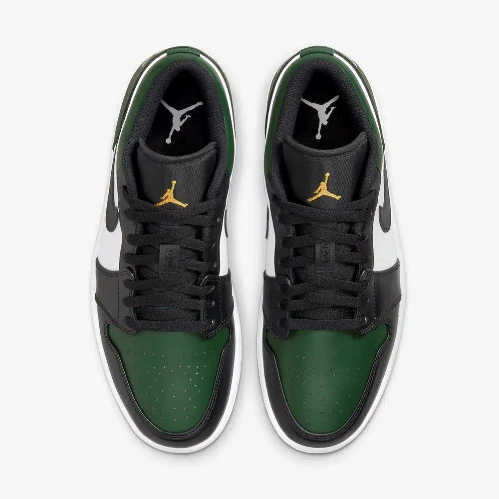 (Men's) Air Jordan 1 Low 'Green Toe' (2021) 553558-371 Air Jordan 1 Original Colorway Shoes