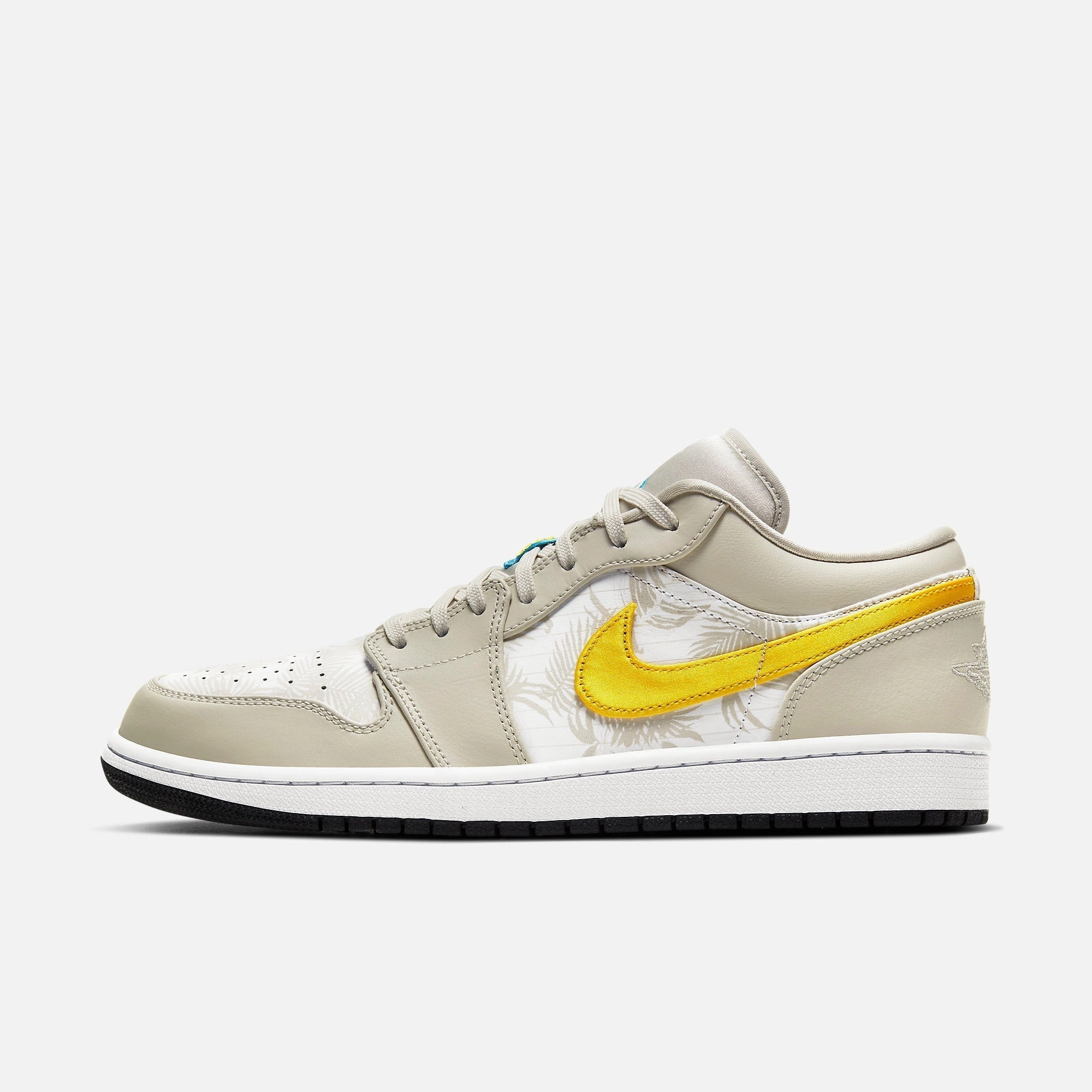 (Men's) Air Jordan 1 Low 'Palm Tree' (2020) CK3022-107 Authentic Air Jordan 1 in premium leather