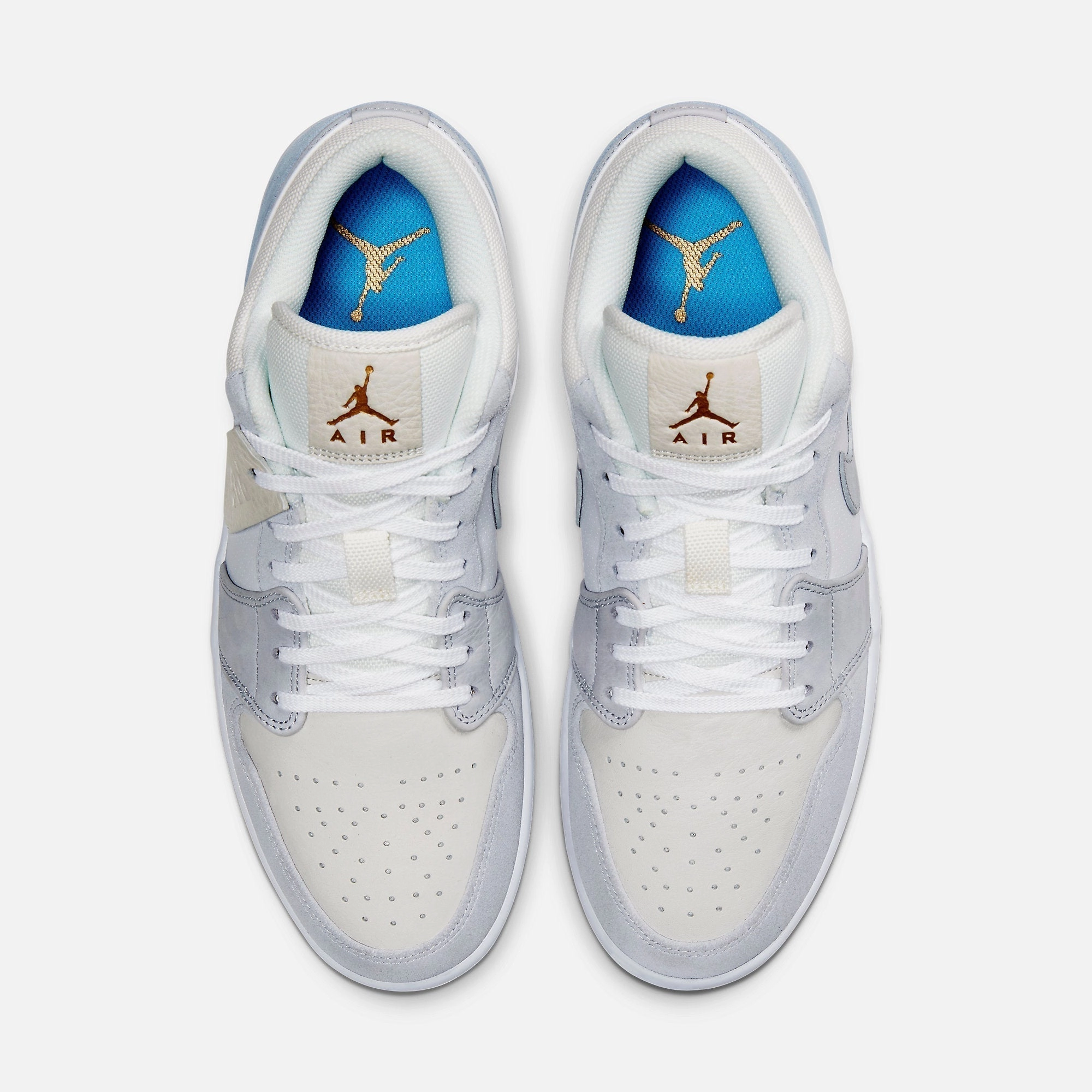 (Men's) Air Jordan 1 Low 'Paris' (2020) CV3043-100 Air Jordan 1 Retro Court Sneakers