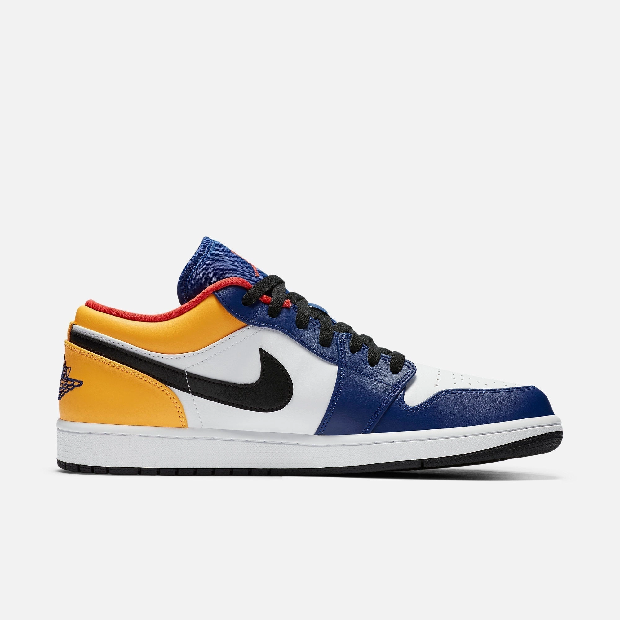 (Men's) Air Jordan 1 Low 'Royal Yellow' (2020) 553558-123 Air Jordan 1 Retro Court Sneakers