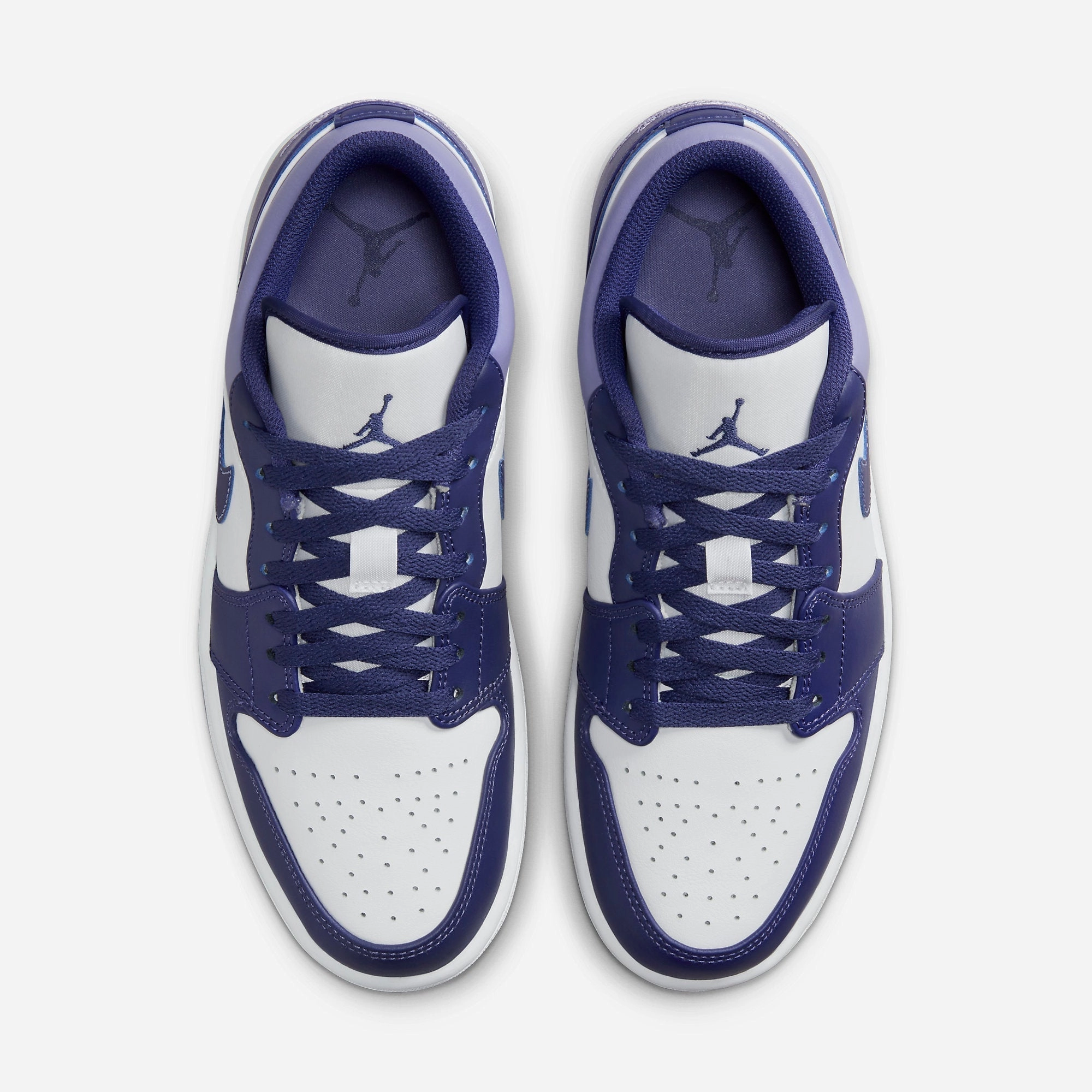 (Men's) Air Jordan 1 Low 'Sky J Purple' (2023) 553558-515 Air Jordan 1 Timeless Heritage Shoes