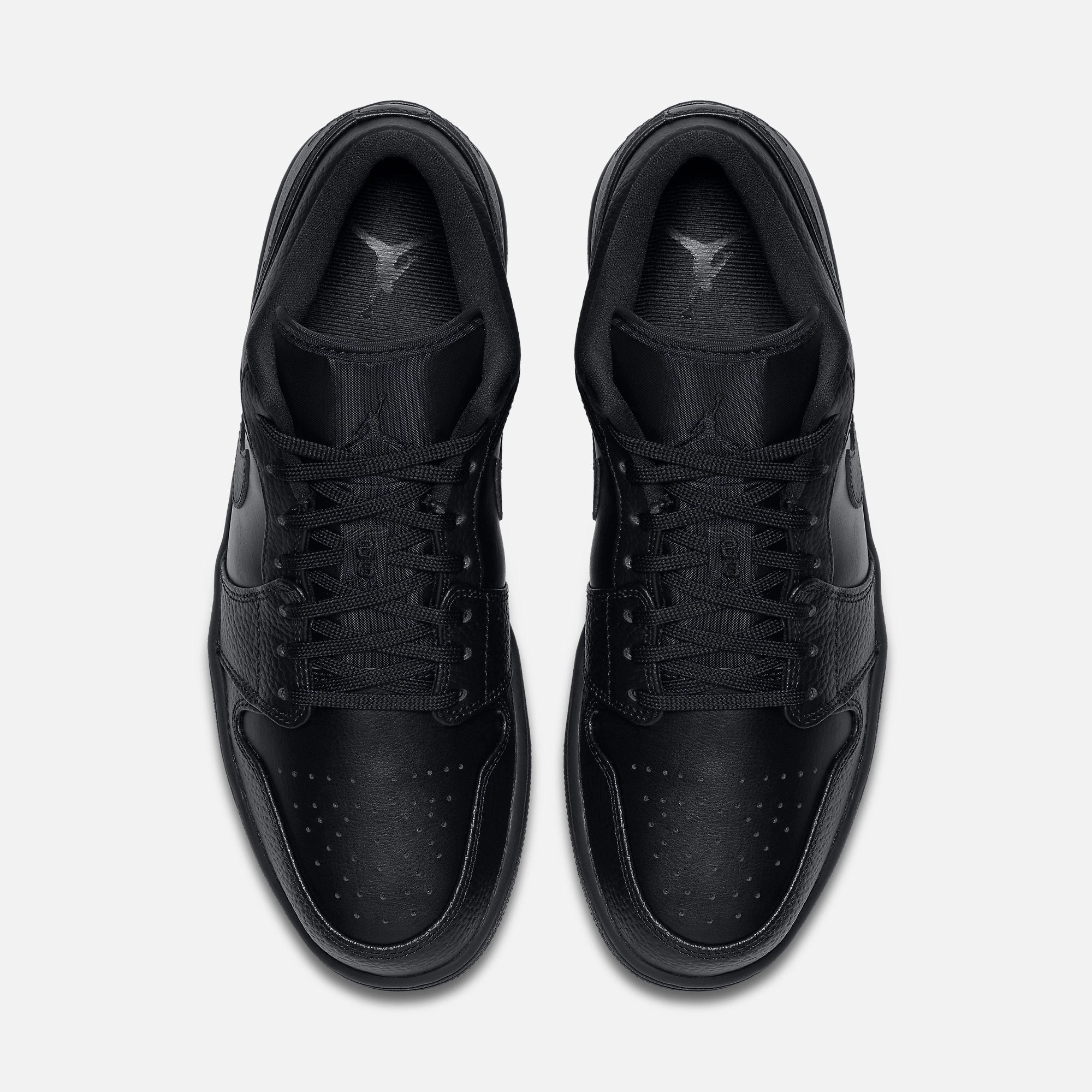 (Men's) Air Jordan 1 Low 'Triple Black' (2020) 553558-091 Air Jordan 1 Original Colorway Shoes