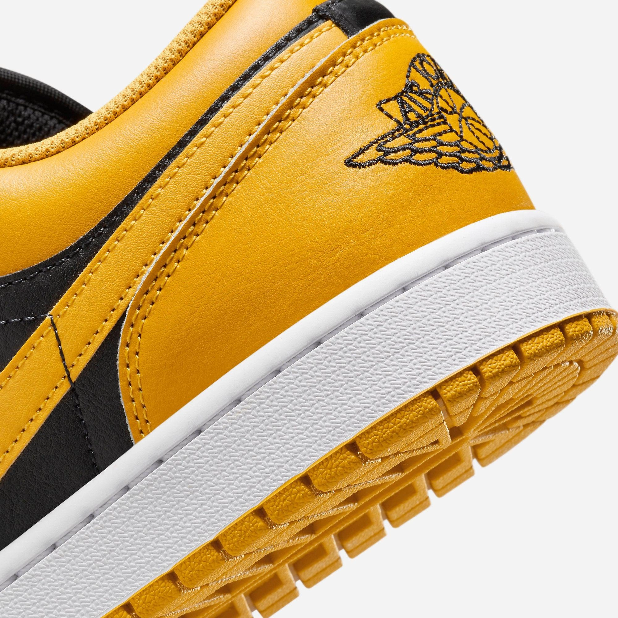 (Men's) Air Jordan 1 Low 'Yellow Ochre' (2023) 553558-072 Air Jordan 1 Original Colorway Shoes