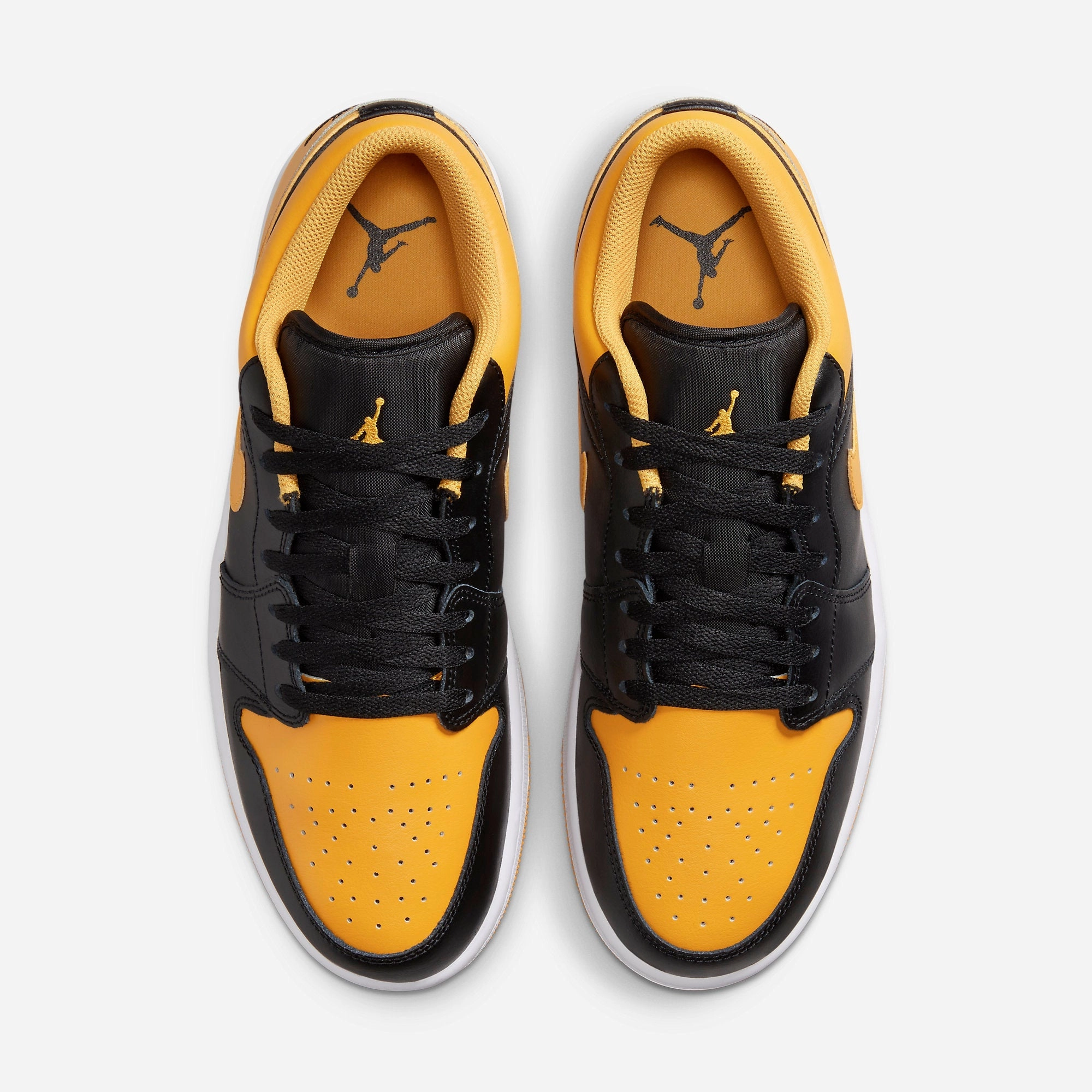 (Men's) Air Jordan 1 Low 'Yellow Ochre' (2023) 553558-072 Air Jordan 1 Original Colorway Shoes