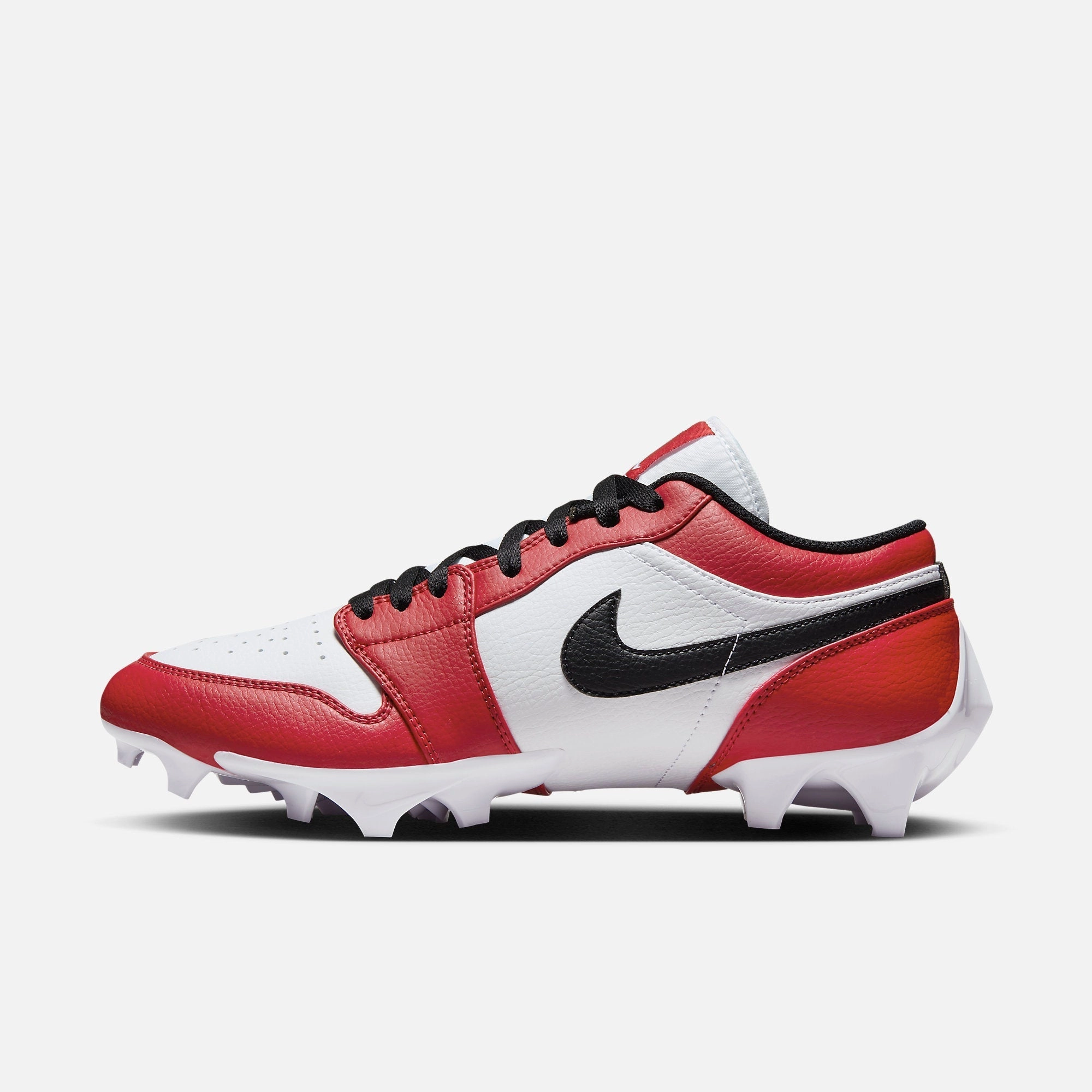 (Men's) Air Jordan 1 Low Cleat TD 'Chicago' (2023) FJ6245-106 Iconic Air Jordan 1 shoes with bold accents