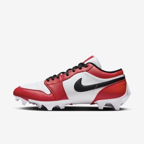 (Men's) Air Jordan 1 Low Cleat TD 'Chicago' (2023) FJ6245-106 Iconic Air Jordan 1 shoes with bold accents