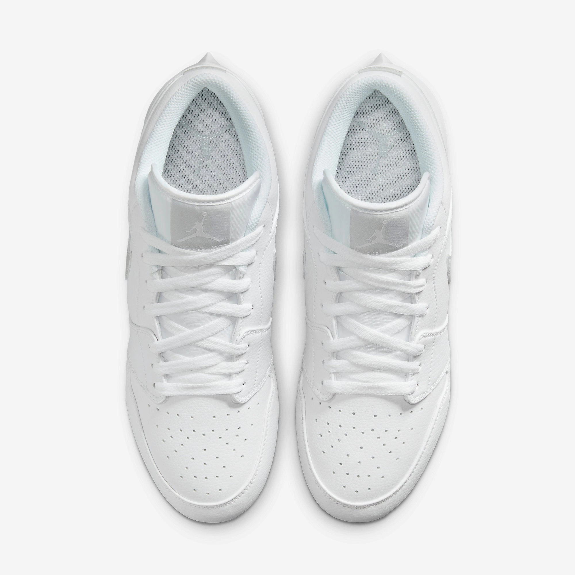 (Men's) Air Jordan 1 Low Cleat TD 'Grey Fog' (2023) FJ6245-101 Air Jordan 1 Timeless Heritage Shoes