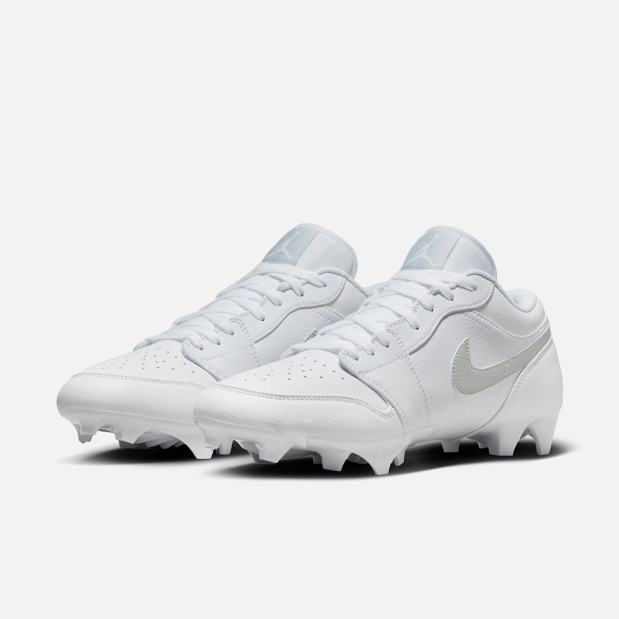 (Men's) Air Jordan 1 Low Cleat TD 'Grey Fog' (2023) FJ6245-101 Air Jordan 1 Timeless Heritage Shoes