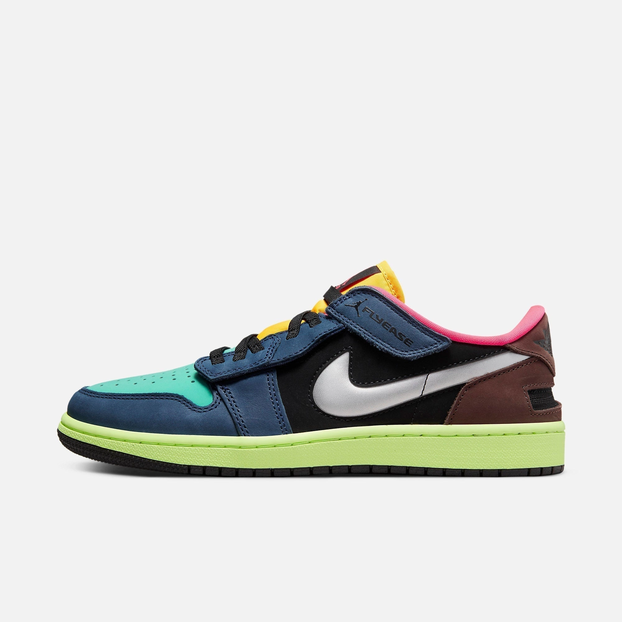 (Men's) Air Jordan 1 Low Flyease 'Bio Hack' (2022) DM1206-201 Iconic Air Jordan 1 shoes with bold accents