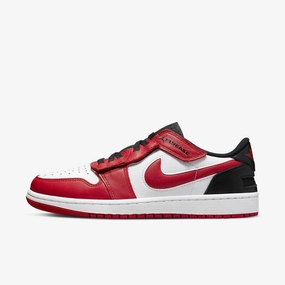 (Men's) Air Jordan 1 Low FlyEase 'Gym Red' (2022) DM1206-163 Iconic Air Jordan 1 shoes with bold accents