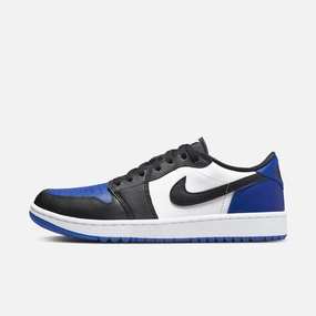 (Men's) Air Jordan 1 Low Golf 'Royal Toe' (2022) DD9315-102 Authentic Air Jordan 1 in premium leather