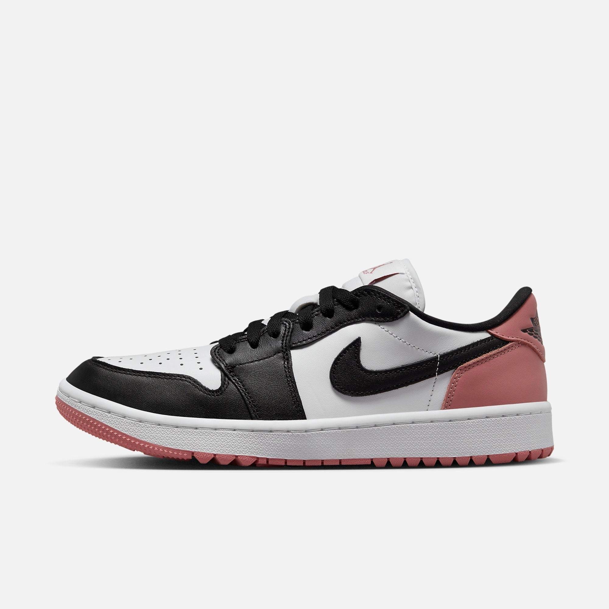 (Men's) Air Jordan 1 Low Golf 'Rust Pink' (2023) DD9315-106 Iconic Air Jordan 1 shoes with bold accents