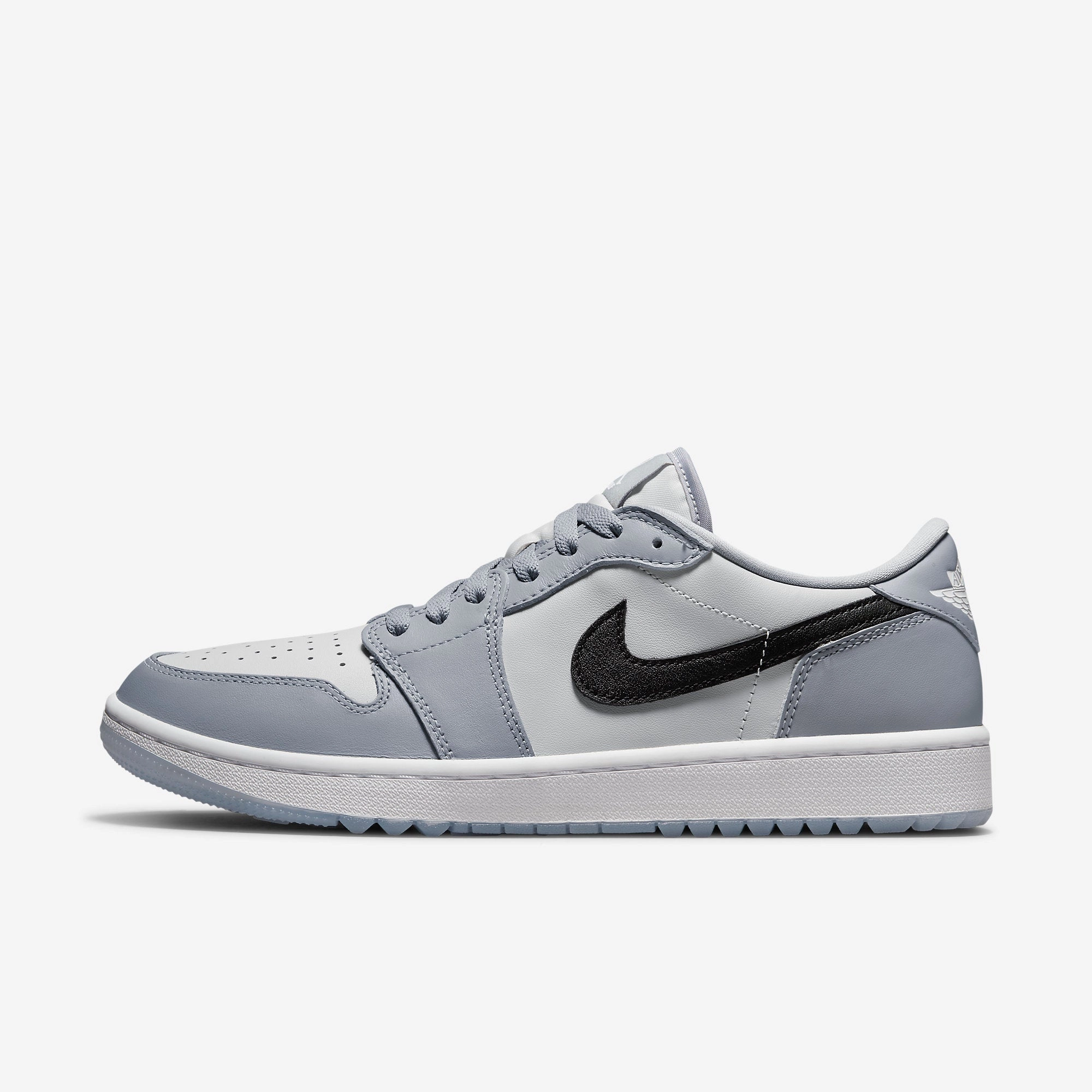 (Men's) Air Jordan 1 Low Golf 'Wolf Grey' (2022) DD9315-002 Iconic Air Jordan 1 shoes with bold accents