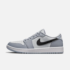 (Men's) Air Jordan 1 Low Golf 'Wolf Grey' (2022) DD9315-002 Iconic Air Jordan 1 shoes with bold accents