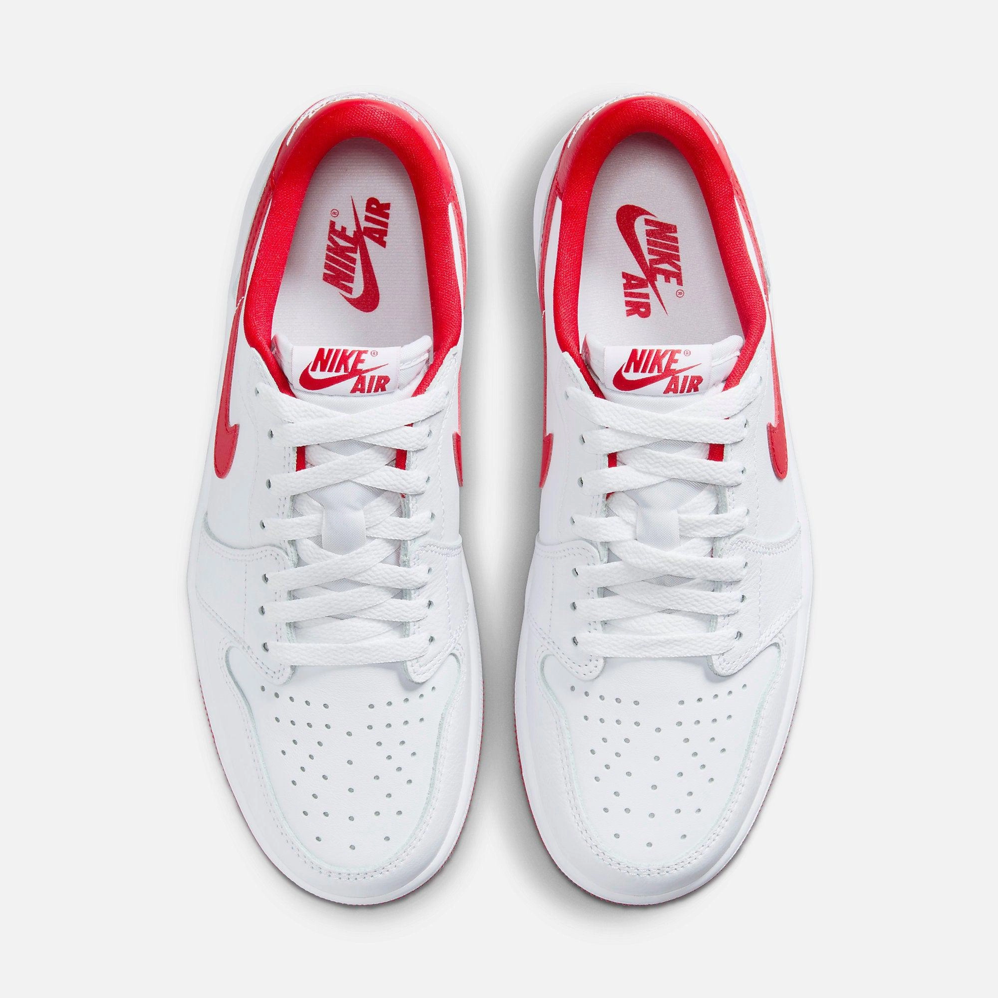 (Men's) Air Jordan 1 Low OG 'Metallic Red' (2023) CZ0790-161 Air Jordan 1 Timeless Heritage Shoes