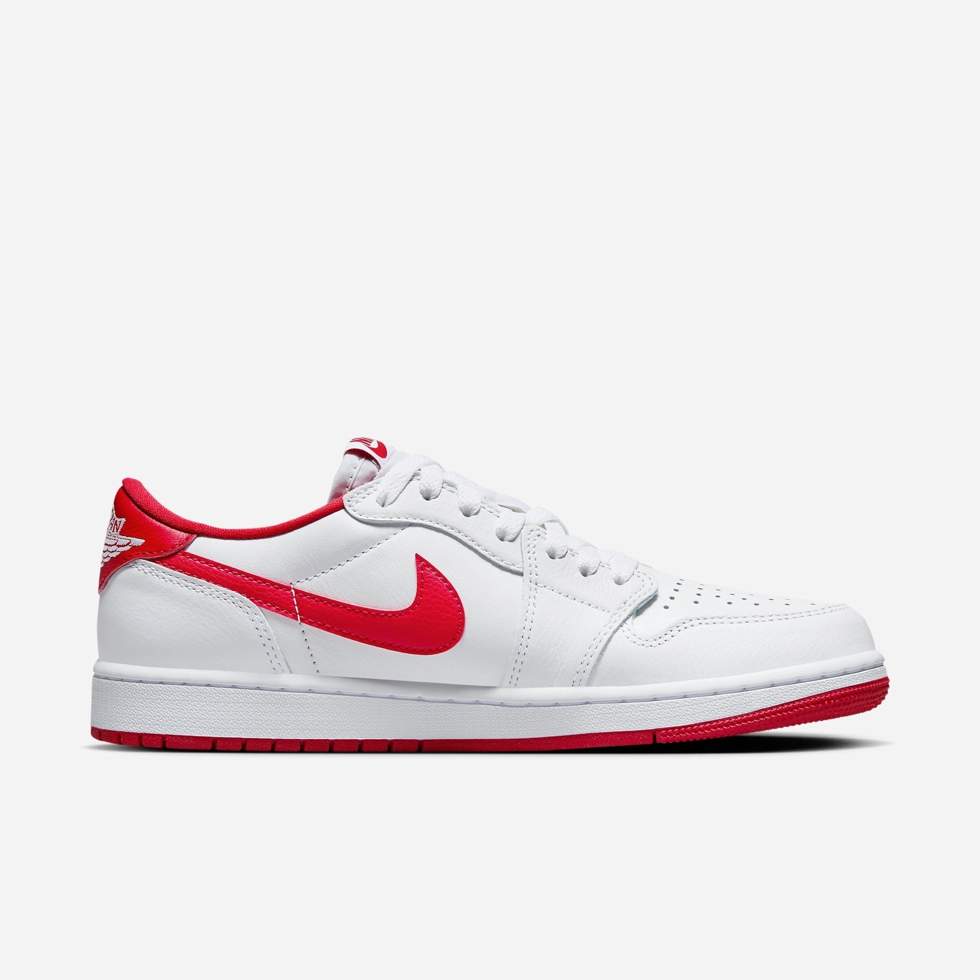 (Men's) Air Jordan 1 Low OG 'Metallic Red' (2023) CZ0790-161 Air Jordan 1 Timeless Heritage Shoes