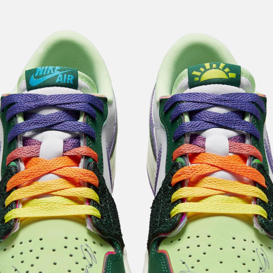 (Men's) Air Jordan 1 Low OG DB18 x Riddhi Mahajan 'Doernbecher' (2023) FD9665-351 Air Jordan 1 Timeless Heritage Shoes