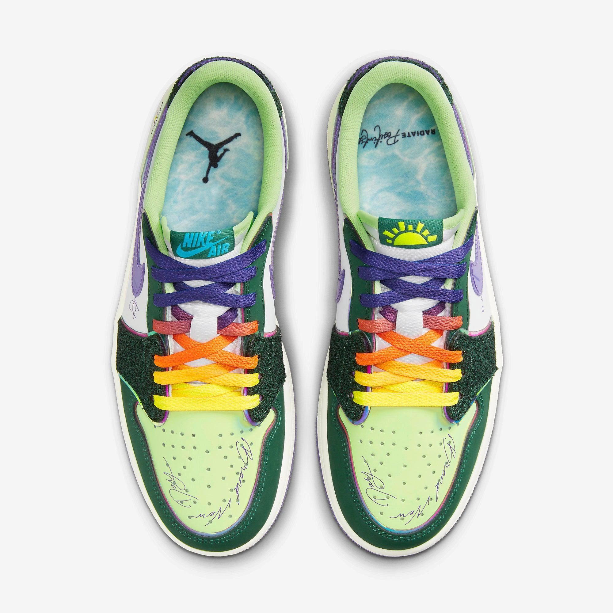 (Men's) Air Jordan 1 Low OG DB18 x Riddhi Mahajan 'Doernbecher' (2023) FD9665-351 Air Jordan 1 Timeless Heritage Shoes