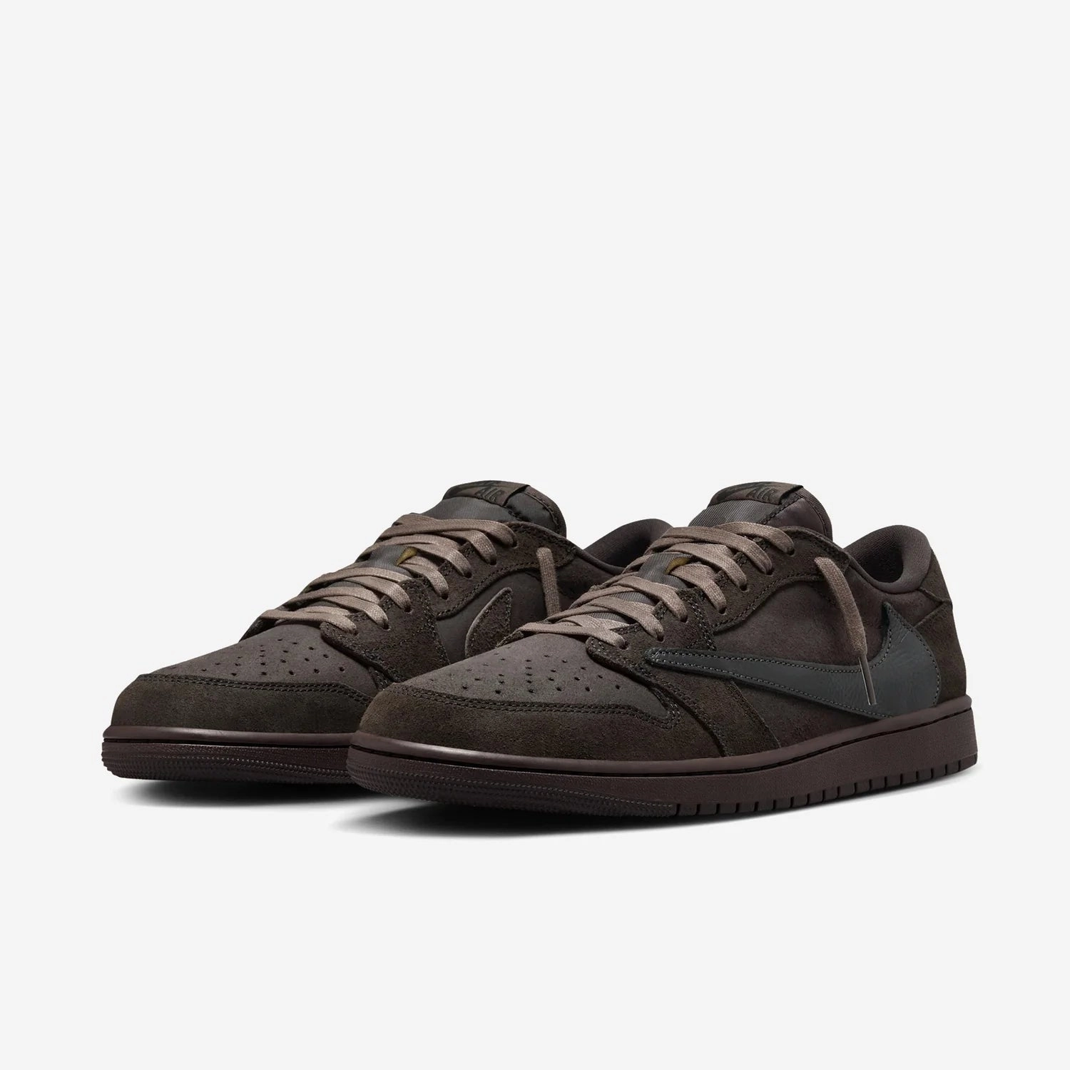 (Men's) Air Jordan 1 Low OG SP x Travis Scott 'Velvet Brown' (2024) DM7866-202 Air Jordan 1 Original Colorway Shoes