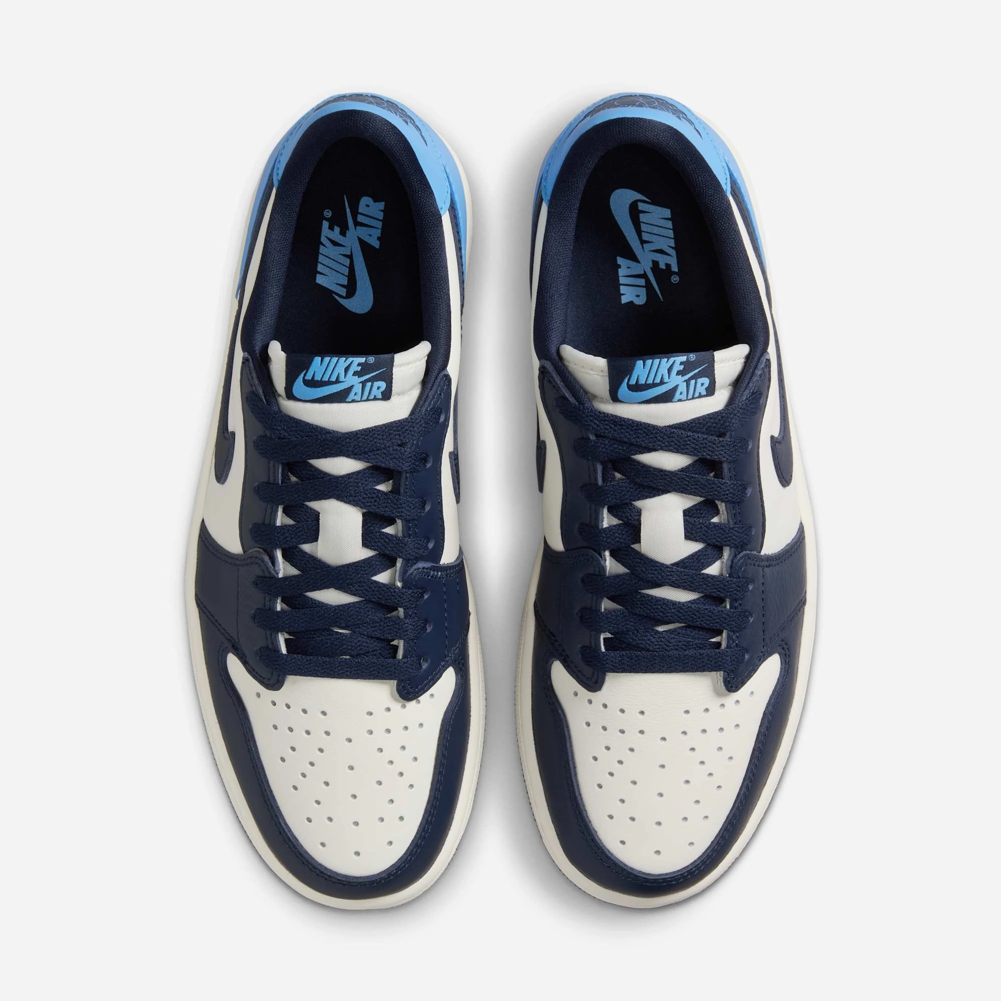 (Men's) Air Jordan 1 Low Retro OG 'UNC / Obsidian' (2025) CZ0790-400 Air Jordan 1 Original Colorway Shoes