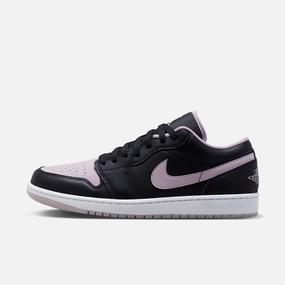 (Men's) Air Jordan 1 Low SE 'Black / Iced Lilac' (2023) DV1309-051 Iconic Air Jordan 1 shoes with bold accents