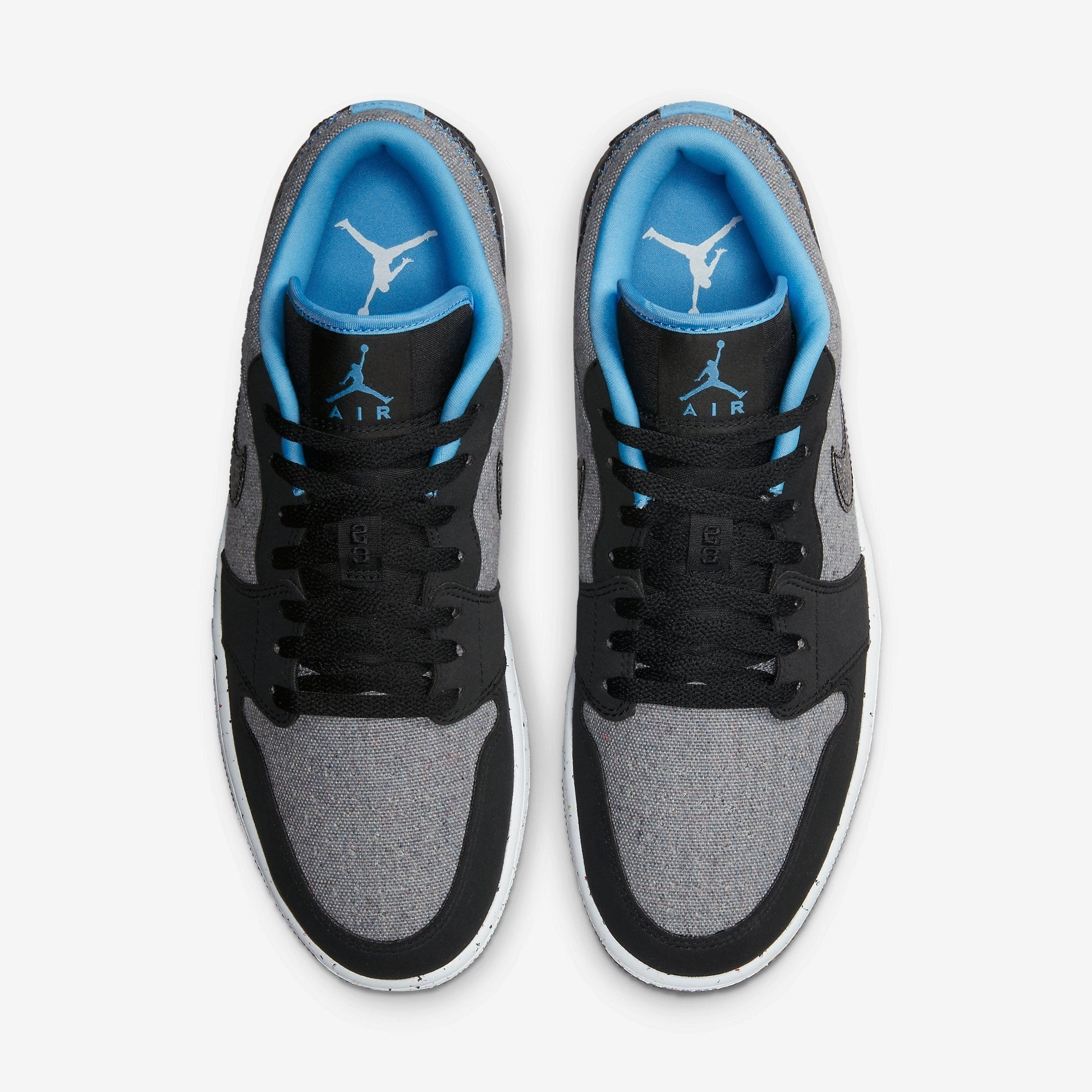 (Men's) Air Jordan 1 Low SE 'Crater Grey University Blue' (2021) DM4657-004 Air Jordan 1 Original Colorway Shoes