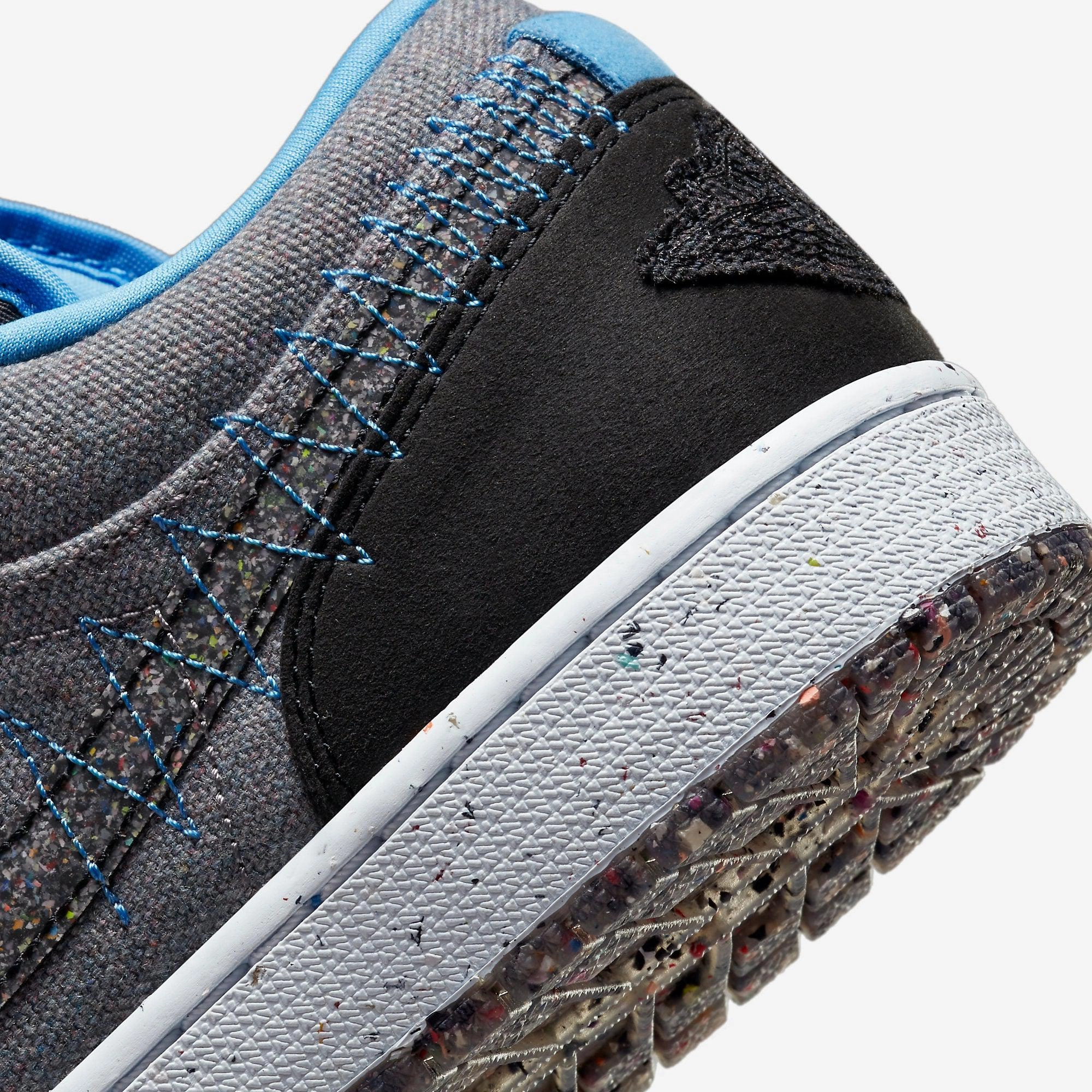 (Men's) Air Jordan 1 Low SE 'Crater Grey University Blue' (2021) DM4657-004 Air Jordan 1 Original Colorway Shoes