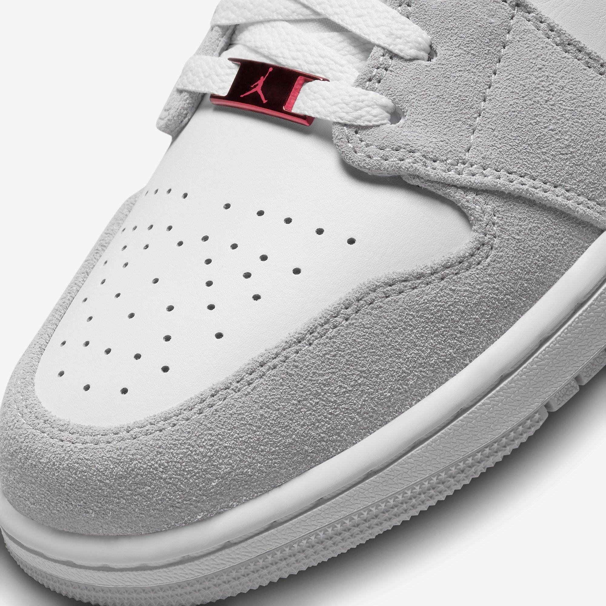 (Men's) Air Jordan 1 Low SE 'Light Smoke Grey / Gym Red' (2021) DC6991-016 Air Jordan 1 Original Colorway Shoes
