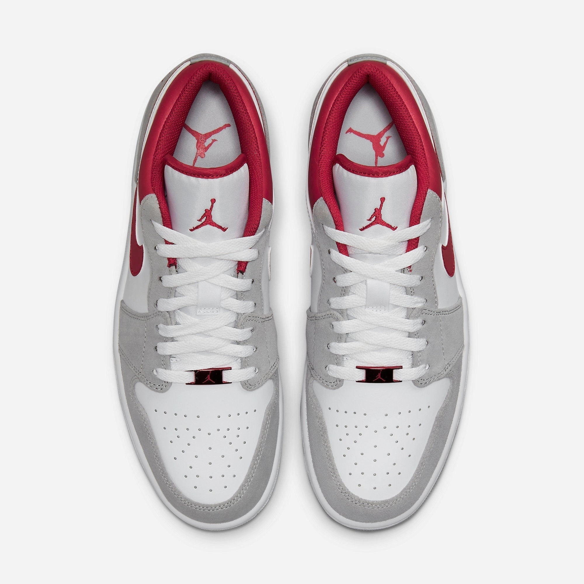 (Men's) Air Jordan 1 Low SE 'Light Smoke Grey / Gym Red' (2021) DC6991-016 Air Jordan 1 Original Colorway Shoes