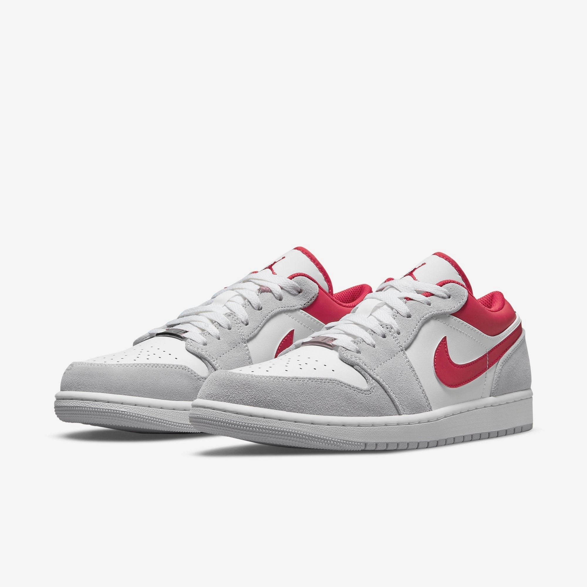 (Men's) Air Jordan 1 Low SE 'Light Smoke Grey / Gym Red' (2021) DC6991-016 Air Jordan 1 Original Colorway Shoes