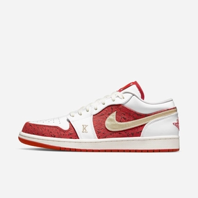 (Men's) Air Jordan 1 Low SE 'Spades' (2021) DJ5185-100 Stylish Air Jordan 1 in classic design