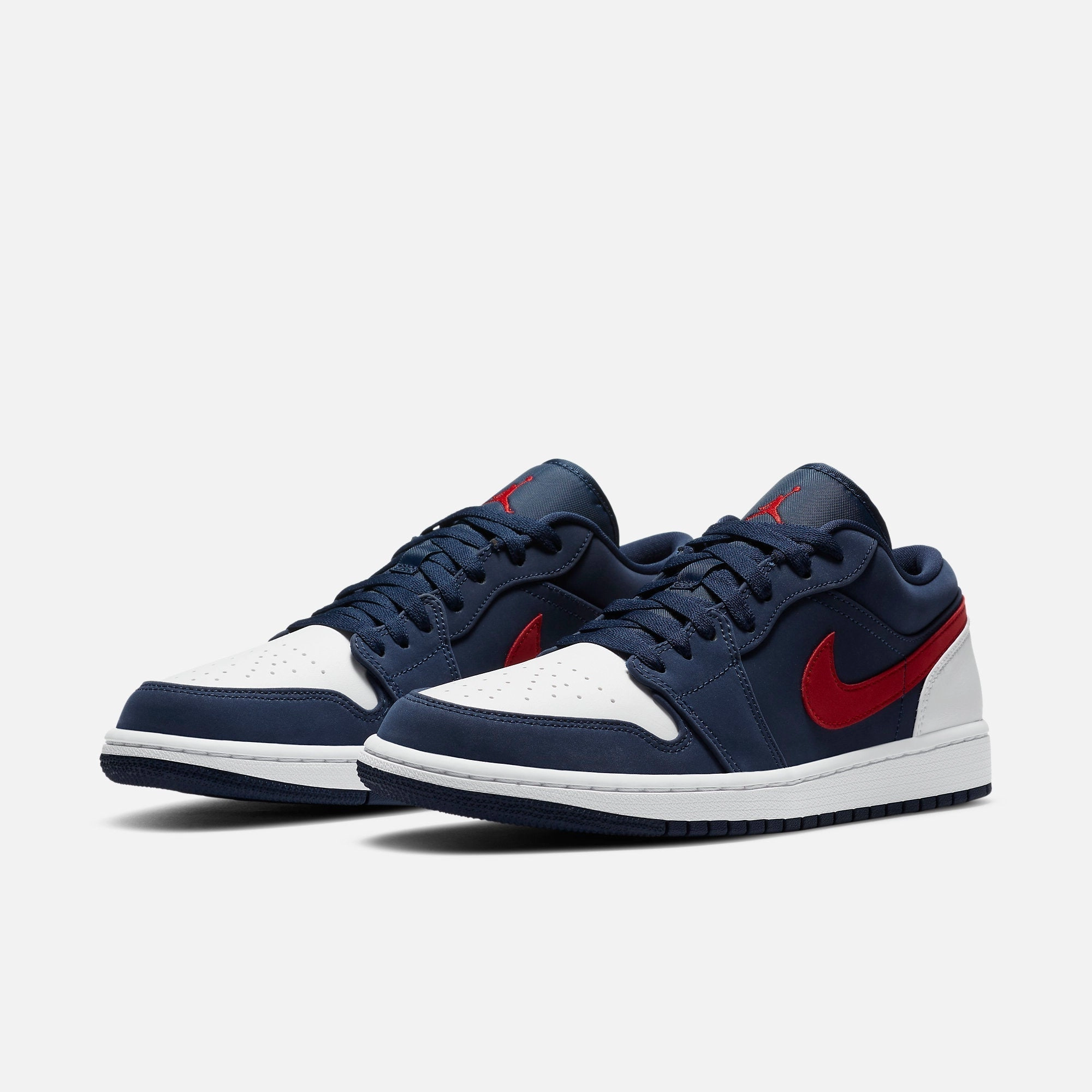 (Men's) Air Jordan 1 Low SE 'USA' (2020) CZ8454-400 Air Jordan 1 Retro Court Sneakers