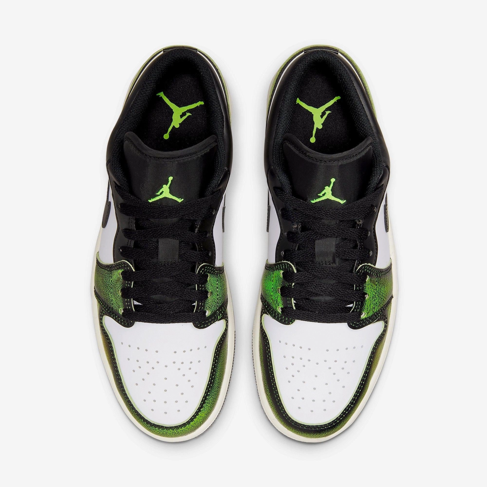 (Men's) Air Jordan 1 Low SE 'Wear Away Electric Green' (2022) DN3705-003 Air Jordan 1 Timeless Heritage Shoes